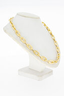18 Karaat gouden Anker herenketting - 53,9 cm