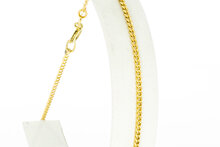 Gourmet armband 18K goud - 22,8 cm