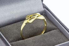14 karaat gouden vintage ring - 18,3 mm