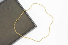 14 Karaat gouden Koord ketting - 46,7 cm