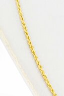 14 Karaat gouden Koord ketting - 46,7 cm