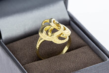 Vintage dames ring 9 karaat (geel) - 17,5 mm