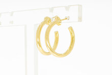 18 karaat goud oorring Creolen - 2,2 cm