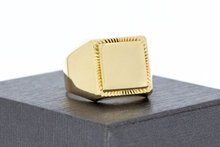 Heren Zegelring 14 karaat goud - 20,1 mm