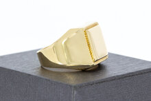Heren Zegelring 14 karaat goud - 20,1 mm
