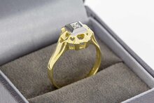 14 Karaat ring met Diamant - 18,3 mm