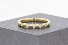 14 karaat geelgoud vrouwenring - 18,4 mm