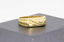 18 Karaat geelgouden ring - 18,9 mm