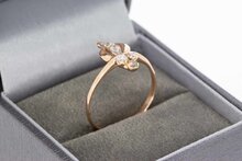 14 Karaat rose gouden dames ring - 18,1 mm