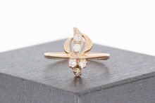 14 Karaat rose gouden dames ring - 18,1 mm