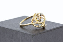 14 Karaat Diamant damesring - 17,6 mm
