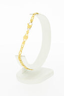 18 Karaat goud Anker armband - 21,6 cm