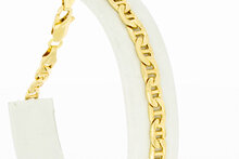 18 Karaat goud Anker armband - 20,5 cm