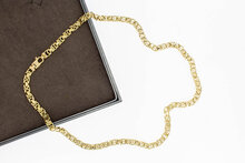 14 karaat gouden koningsketting - 48,5 cm