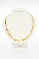 Gouden Figaro ketting 18 Karaat - 50,5 cm