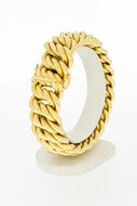 Gevlochten armband 18 karaat - 20,5 cm