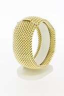 Gevlochten armband 14 karaat goud - 20,3 cm