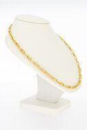 14 karaat goud Gourmet armband - 21 cm