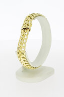 14 karaat gevlochten armband - 20,5 cm