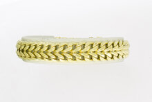 14 karaat gevlochten armband - 20,5 cm