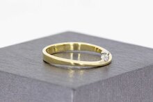 14 Karaat Solitair Diamant ring - 17,6 mm