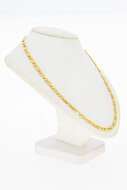 Gourmetketting 18 karaat goud - 59,7 cm