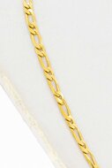 Gourmetketting 18 karaat goud - 59,7 cm