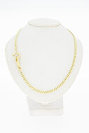 14 kt gouden Gourmet Collier - 44 cm