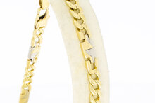 14 Karaat Gourmet goudenarmband -  24 cm