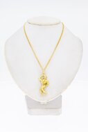 18 Karaat goude hanger &#039;Bodybuilder&#039; - 3,2 cm