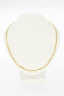 14 Karaat gouden Staafjes ketting - 61,2 cm