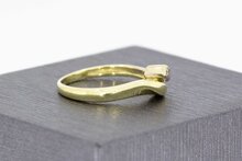 14 Karaat ring met Zirkonia- 16,5 mm