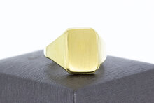 Gouden zegel ring 18 karaat - 20,4 mm