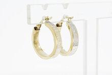 Versace styl- Creolen 14 Karaat goud - 2 cm
