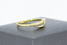 14 Karaat gouden Diamantring - 17,4 mm
