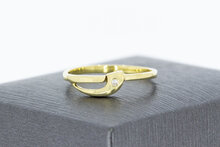 14 Karaat gouden Diamantring - 17,4 mm