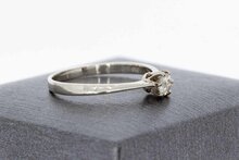 14 Karaat witgouden diamant ring - 18,7 mm