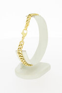 14 karaat goud Gourmet armband - 21 cm