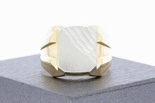 14 Karaat geel gouden heren ring - 21,2 mm
