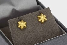 14 Karaat gouden oorknopjes - 0,7 cm