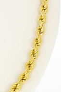 Ropechain 18 karaat goud  - 70,5 cm