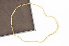 18 karaat gouden Dames Collier - 50,5 cm