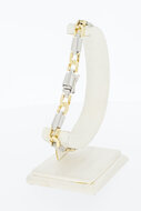 14 Karaat platte Koningsarmband - 23,3 cm
