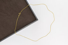 Gouden 14 karaat Slangen ketting - 45,5 cm