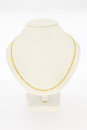 14 karaat goud Figaroketting - 55,2 cm