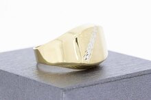 14 Karaat bicolor Statement ring - 19,5 mm