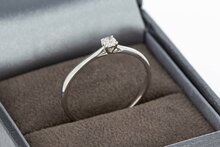 9 karaat Diamant dames ring - 16,5 mm