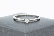 9 karaat Diamant dames ring - 16,5 mm