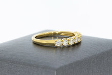 18 karaat gouden damesring - 16,5 mm