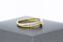 9 karaat solitairring - 16,3 mm